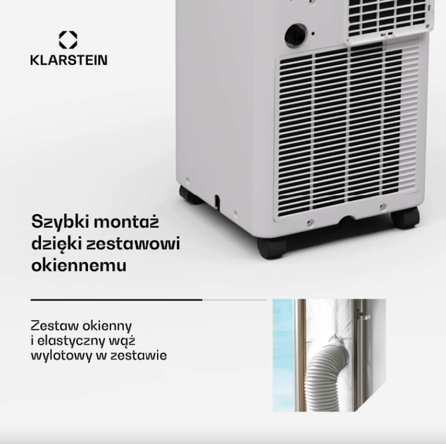 Klarstein Aero Ring 7K Smart мобильный кондиционер 3 в 1 с голосовым управлением, 7000 BTU, для помещения - изображение 4