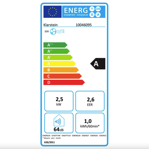 Klarstein Aero Ring 7K Smart мобильный кондиционер 3 в 1 с голосовым управлением, 7000 BTU, для помещения - изображение 6
