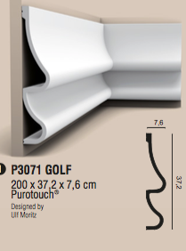 Гладкий карниз Orac Decor P3071 - изображение 2
