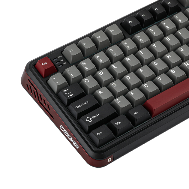 Клавіатура бездротова MechLands Vibe 75 V2 Mechanical Keyboard Black - изображение 5