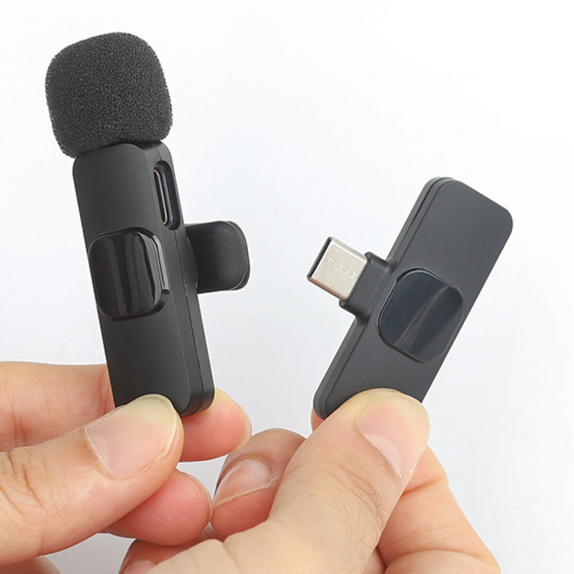Петличный микрофон для смартфона на прищепке с Type-C K8 (см11457) - изображение 8