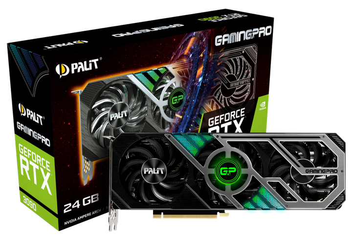Відеокарта Palit GeForce RTX 3090 GamingPro 24Gb GDDR6X