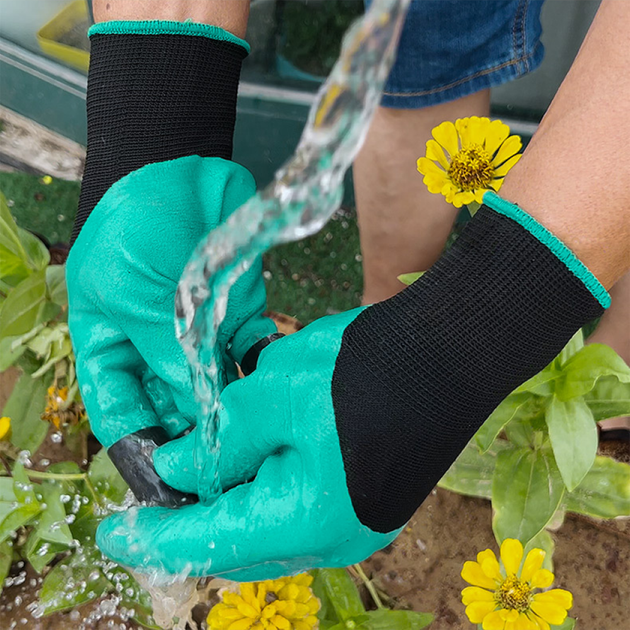 Садові рукавички з кігтями для городу GARDEN GLOVES (см11447) - Фото 4 Садові рукавички з кігтями для городу GARDEN GLOVES (см11447) - зображення 4