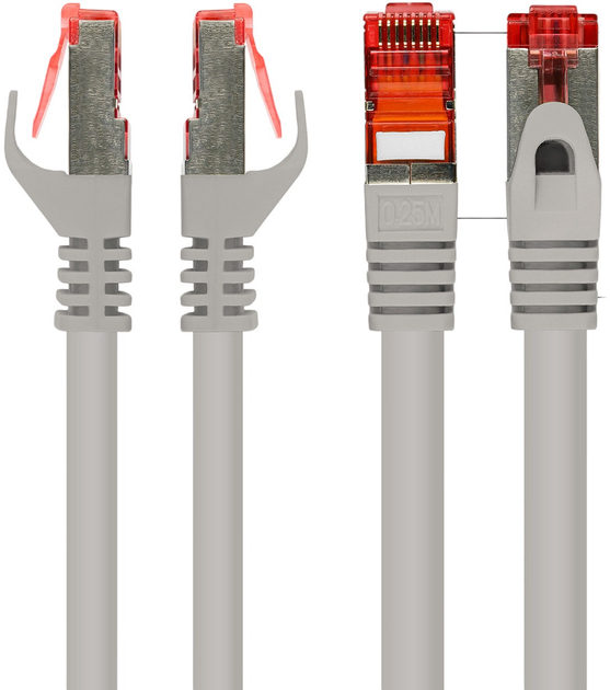 Патч корд Good Connections CAT6 S/FTP 10m Grey (4014619037841) - зображення 2