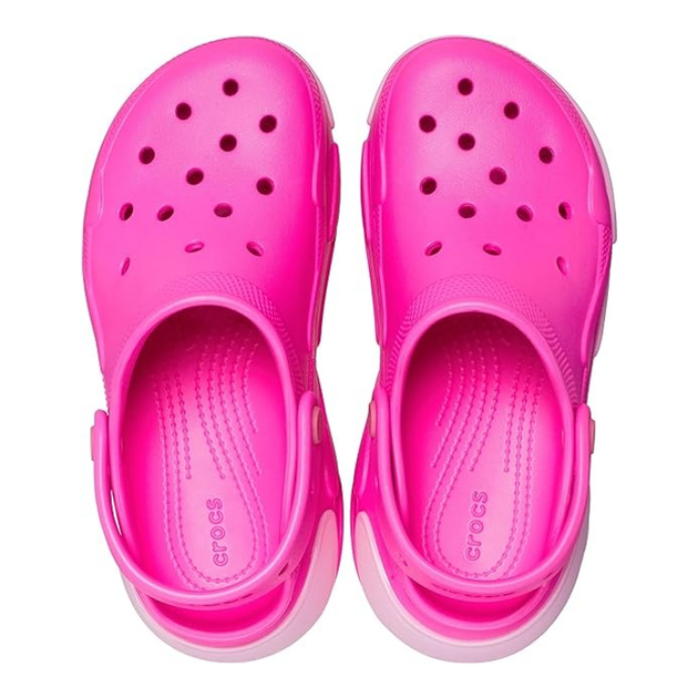 Сабо на высокой платформе Crocs Classic Bubble Crush Clog 36 р 22.5-23 см Розовые 210061-M4/W6 Pink - изображение 4