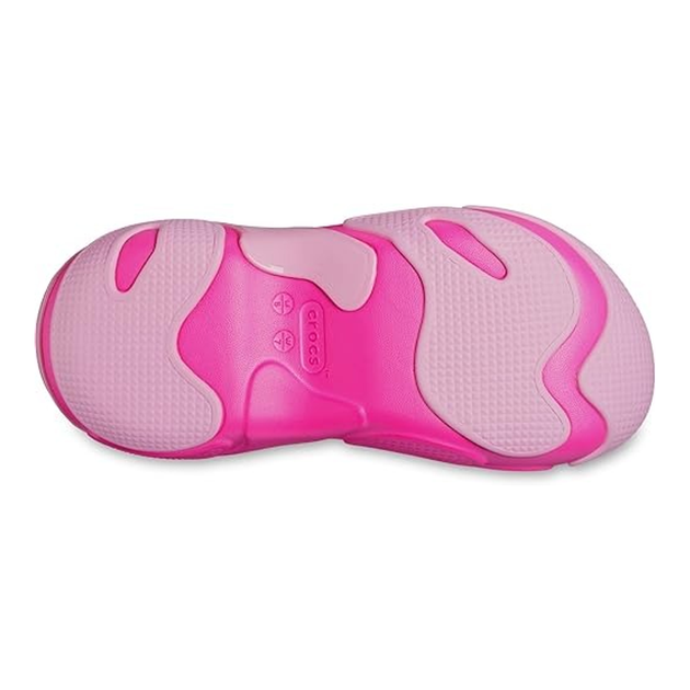 Сабо на высокой платформе Crocs Classic Bubble Crush Clog 36 р 22.5-23 см Розовые 210061-M4/W6 Pink - изображение 6
