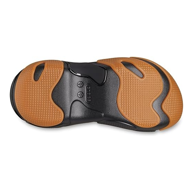 Сабо на высокой платформе Crocs Classic Bubble Crush Clog 38 р 24.3-24.8 см Черные 210061-0WS-M6/W8 Black Gum - изображение 6