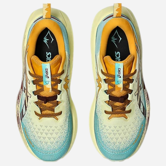 Чоловічі кросівки для бігу ASICS Trabuco Max 4 1011B976-750 43.5 (9.5US) Світло-жовті (4570158689823) - зображення 6