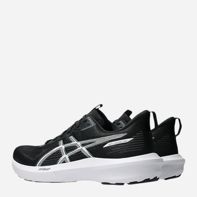 Чоловічі кросівки для бігу ASICS GT-1000 14 1011C077-002 42 (8.5US) Чорні (4570158893787) - зображення 4