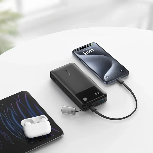 УМБ Anker PowerCore 20000 mAh 30W PD Black (A1384G11) - зображення 6