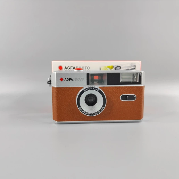 Пленочный фотоаппарат AgfaPhoto Reusable Коричневый (603002) Б/В - изображение 7