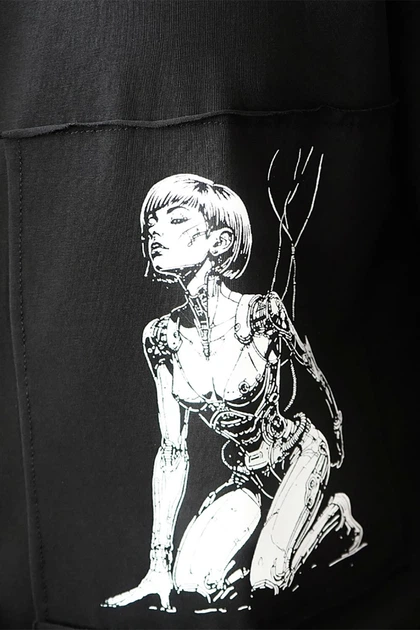 Чоловіча футболка "Мотоко" з трьома принтами на нашивках L/XL (8037368) - Фото 5 Чоловіча футболка "Мотоко" з трьома принтами на нашивках L/XL (8037368) - изображение 5