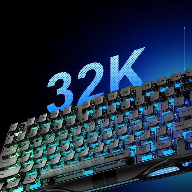 Клавиатура игровая GravaStar Mercury V75 проводная с магнитными переключателями - Stealth Black - изображение 5