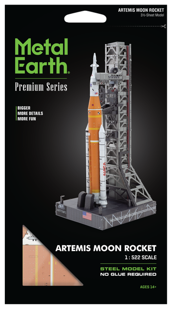 Металлический 3D конструктор "Ракета миссии Артемида-1" - изображение 7