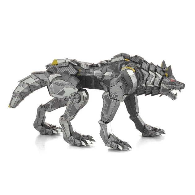 Металлический 3D конструктор Metal Earth Premium "Cyber Wolf" (PS2020) - Фото 6 Металлический 3D конструктор Metal Earth Premium "Cyber Wolf" (PS2020) - изображение 6
