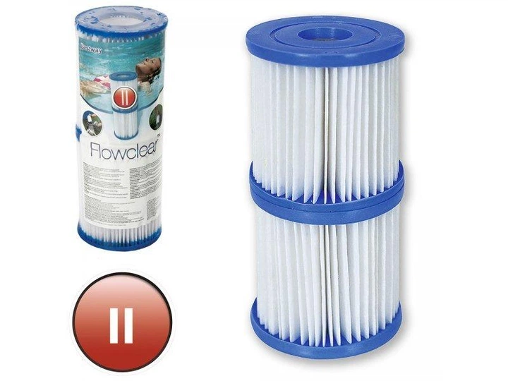 Картридж для фільтра Bestway 58094 тип "II" (2 шт) 10,9 x 20,2 см - зображення 2