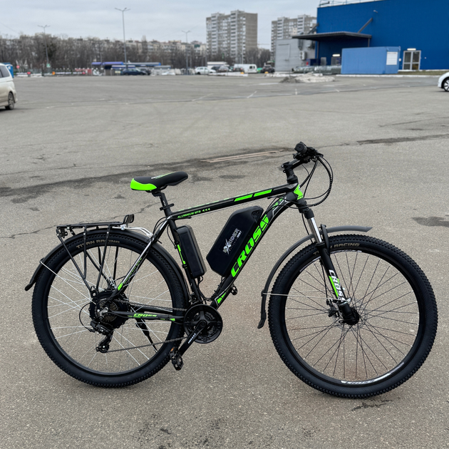 Велосипед з Е-комплектом з багажником 29" Hunter 2025 48 В 500Вт MXSUS 21 Ah/ до 75 км запас ходу+дисплей LSD1+Pas-ассистент - зображення 9