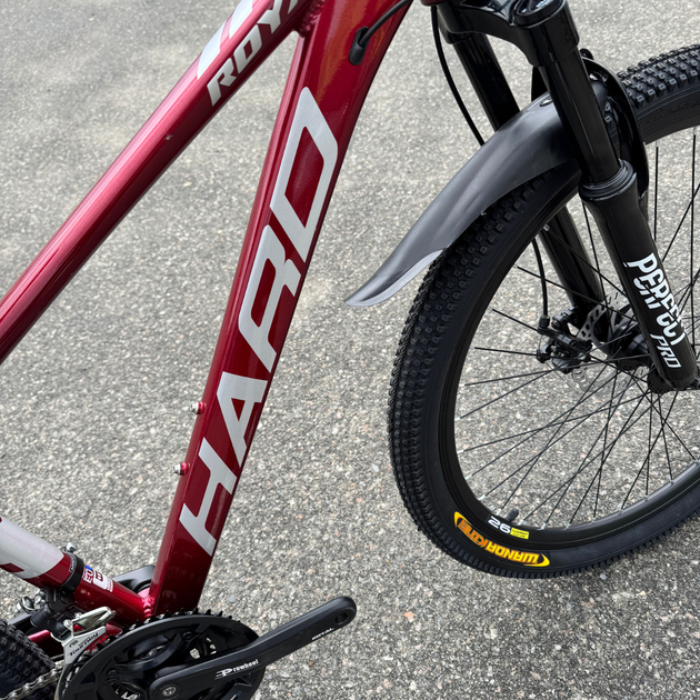 Велосипед 26" HARD (рама-13") SHIMANO Бордовый 2025 - изображение 4