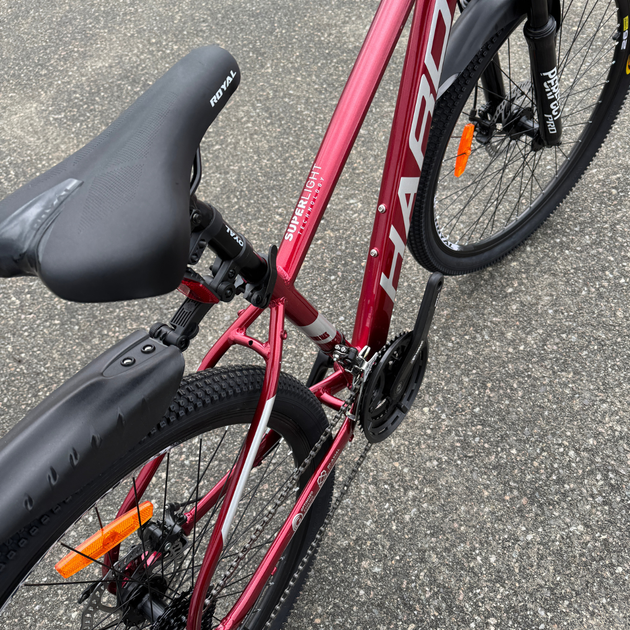 Велосипед 26" HARD (рама-13") SHIMANO Бордовый 2025 - изображение 6