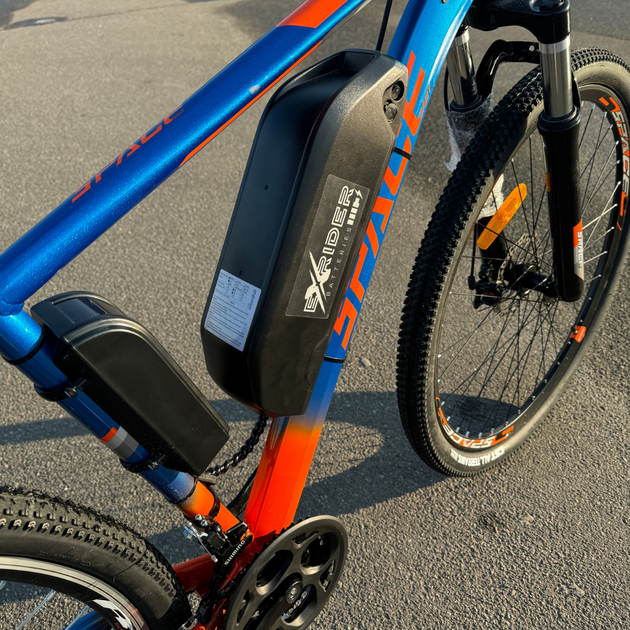 Велосипед з Е-комплектом 29" SPACE MERCURY Blue 2025 48 В 500Вт MXSUS 10 Ah/ до 35 км запас ходу+індикаторна ручка+Pas-ассистент - зображення 4