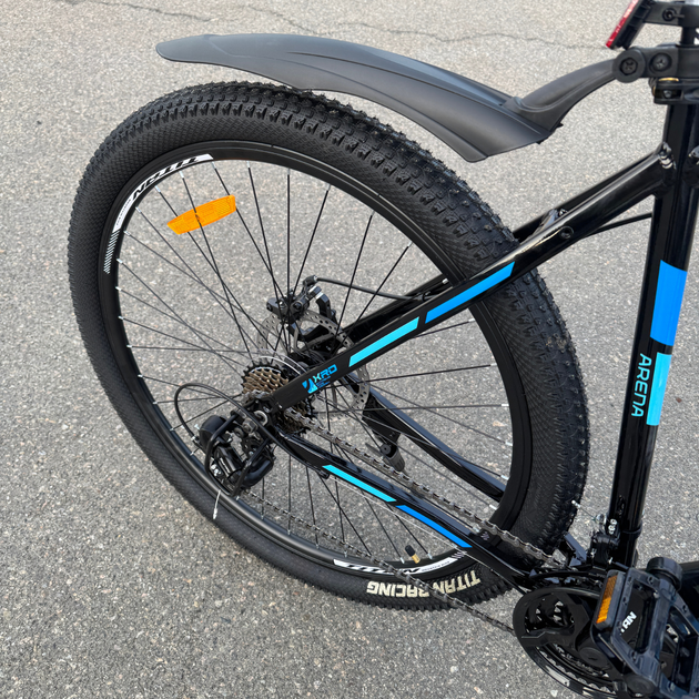 Велосипед Titan 29" Arena 2025 Рама-22" black-blue - изображение 6