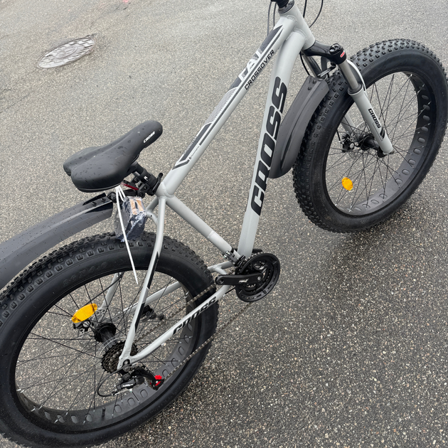 Велосипед Фэтбайк Cross 26"*4" Crossover susp 2025 Рама-19" grey - изображение 5