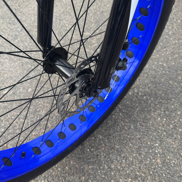 Внедорожник фэтбайк 26/4.0 Suv Mbike (fatbike) Черно-синий велосипед широкая покрышка фетбайк - изображение 6