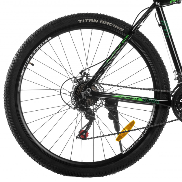 Велосипед CrossBike 29" Everest 2025 Рама-21" black-green - изображение 3