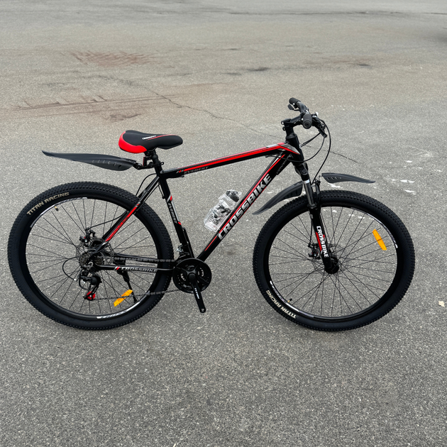 Велосипед CrossBike 29" Everest 2025 Рама-21" black-red - изображение 2