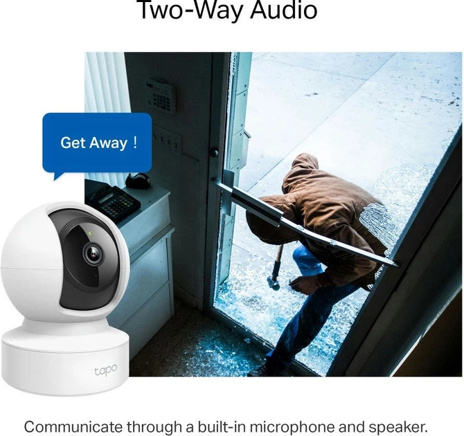 IP-Камера TP-LINK Tapo C212 3MP N300 microSD motion detection - изображение 4