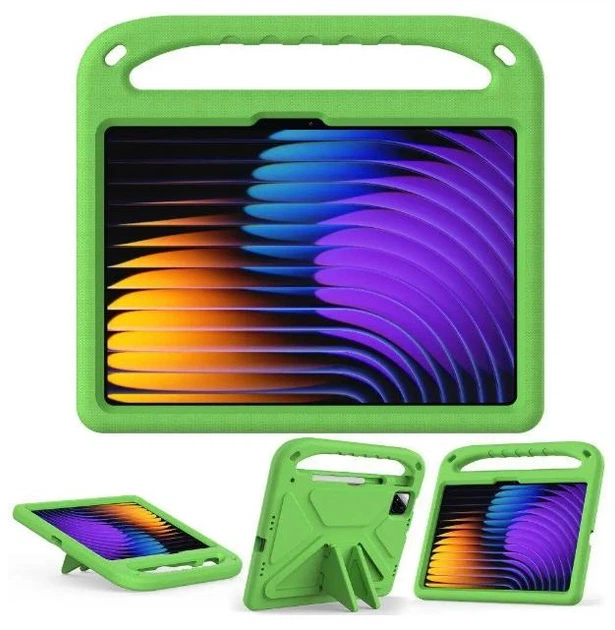 Дитячий чохол Kids Case Tab на планшет Xiaomi Pad 8 (11.2") / зелений - Фото 2 Дитячий чохол Kids Case Tab на планшет Xiaomi Pad 8 (11.2") / зелений - зображення 2