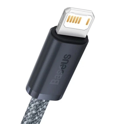 Кабель Baseus Dynamic Series USB - Lightning 2.4A/1m (CALD000416) Slate grey - изображение 2