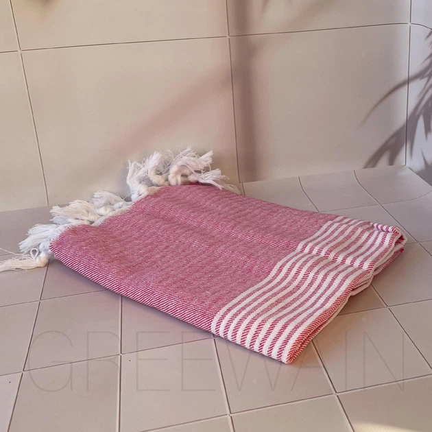 Пляжное полотенце 90х170см ARDESTO SPA 100% хлопок розовый пештемаль - изображение 2