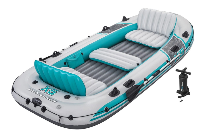 Надувний човен Bestway Hydro-Force Adventure Elite X5 364 x 166 см 65159 (6941607357996) - зображення 4