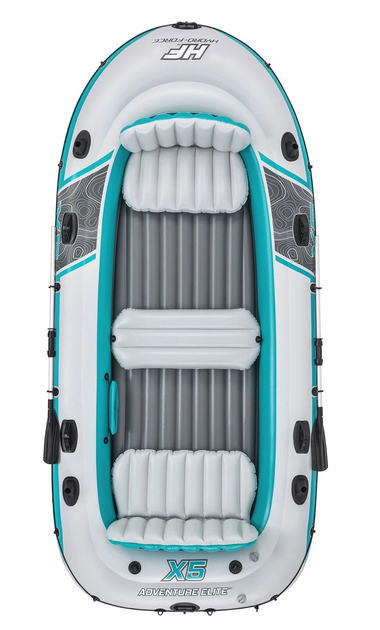 Надувний човен Bestway Hydro-Force Adventure Elite X5 364 x 166 см 65159 (6941607357996) - зображення 5