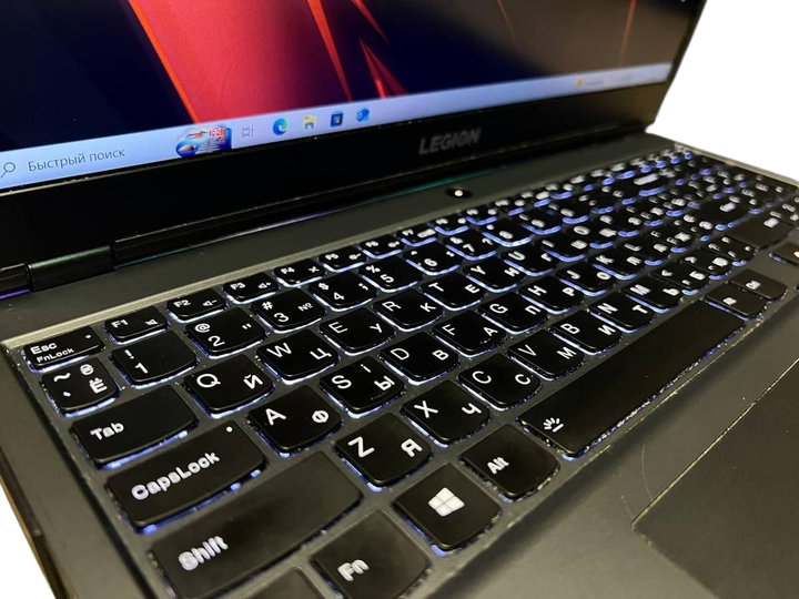 Ноутбук Lenovo LEGION 5 120Hz Ryzen 5 4600H 16Gb 120SSD+1Tb HDD GTX1650 Б/В - Фото 4 Ноутбук Lenovo LEGION 5 120Hz Ryzen 5 4600H 16Gb 120SSD+1Tb HDD GTX1650 Б/В - зображення 4