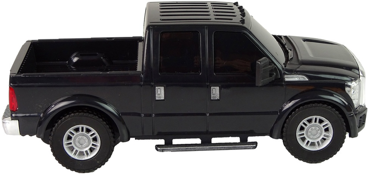 Samochód Lean Toys Ford F350 Pick Up z napędem frykcyjnym 1:28 Czarny (13822) (5905515359467) - obraz 5