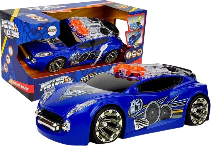 Auto sportowe Lean Toys DJ z muzyką i światłami (7065) (5905323218550) - obraz 2