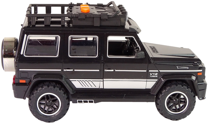 Auto terenowe Lean Toys z napędem frykcyjnym i dźwiękiem Czarne (15496) (5905515358743) - obraz 5