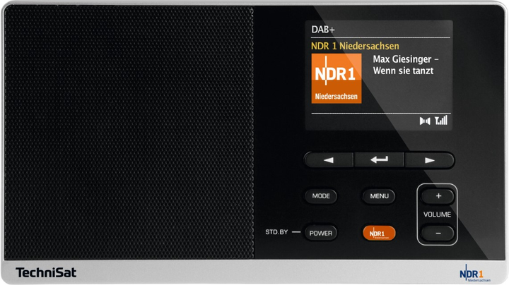 Odbiornik radiowy TechniSat Digitradio 215 NDR 1 Dabbi Edition Black-Silver (0010/4995) - obraz 1