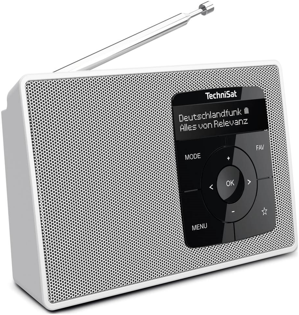 Odbiornik radiowy TechniSat Digitradio 2 DAB+ White (0001/3910) - obraz 2