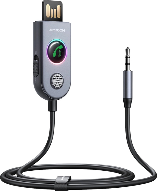 Odbiornik Joyroom JR-CB6 wireless car receiver Gray (6956116756765) - obraz 1