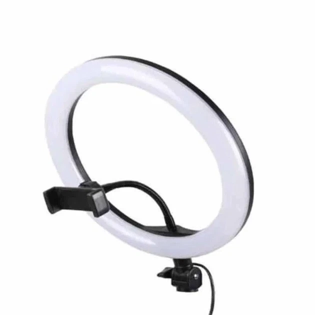Кільцева Led лампа xd 260 26см без коробки usb селфі кільце лампа для фото кільцеве світло - зображення 2