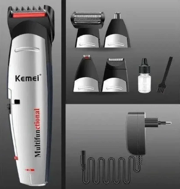 Машинка для стрижки волос и бороды Kemei LFQ KM560 аккумуляторная беспроводная триммер - изображение 6