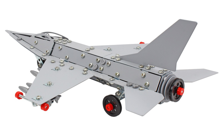 Металлический конструктор ТехноК F-16 арт.9598, 430 деталей, модель истребителя, от 7 лет - Фото 2 Металлический конструктор ТехноК F-16 арт.9598, 430 деталей, модель истребителя, от 7 лет - изображение 2