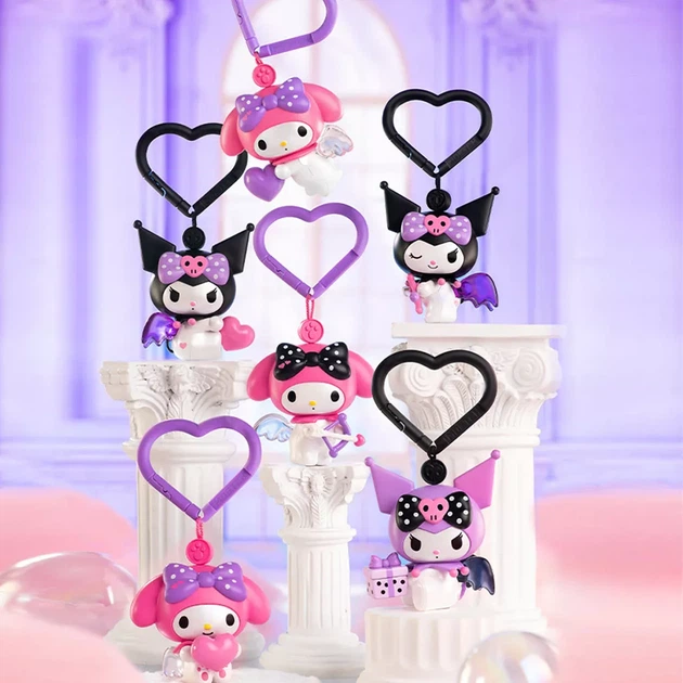 Фигурка-сюрприз механическая Pop Top Hello Kitty Kuromi & My Melody Милые крылышки (24MDL-003) - изображение 4