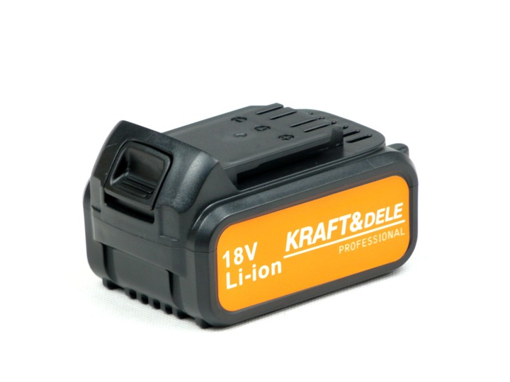 Акумулятор для інструментів Kraft&Dele KD1760 - батарея Li-ion 20В, 4000 мАг, з напругою 18 В - Фото 2 Акумулятор для інструментів Kraft&Dele KD1760 - батарея Li-ion 20В, 4000 мАг, з напругою 18 В - зображення 2