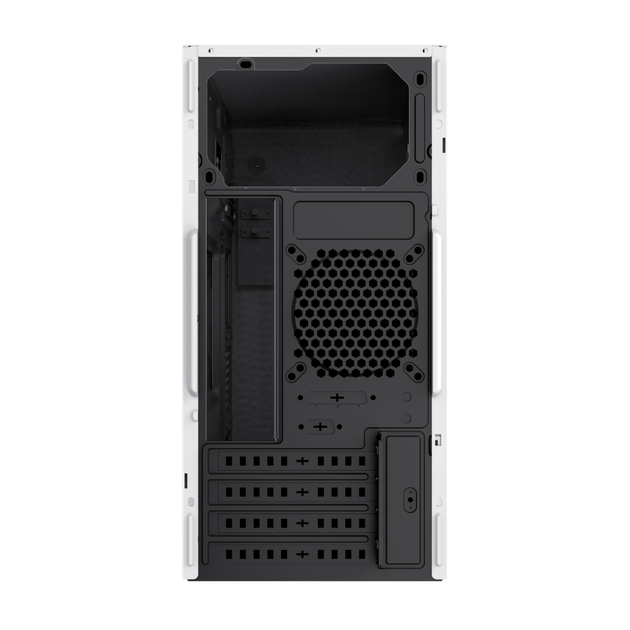 Корпус для ПК GAMEMAX A200-WH-NP без блока живлення micro-ATX корпус для офісу та дому White - изображение 7