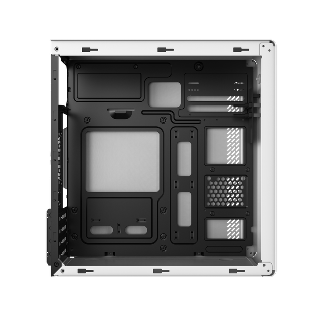 Корпус для ПК GAMEMAX A200-WH-NP без блока живлення micro-ATX корпус для офісу та дому White - изображение 8