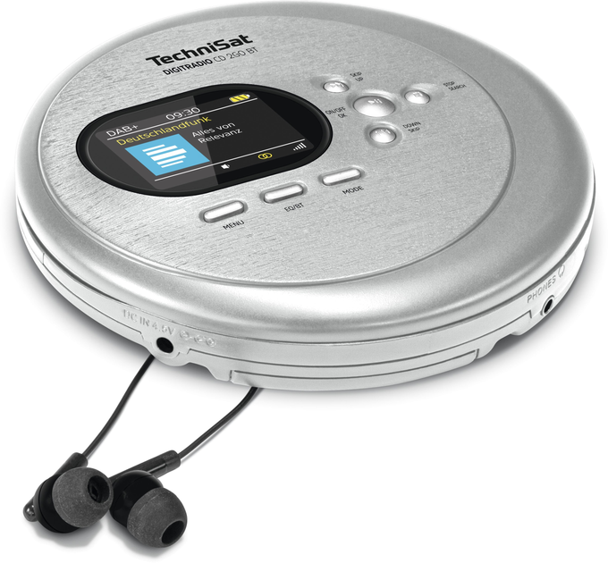 Odbiornik radiowy TechniSat Digitradio CD 2GO BT Silver (0001/3970) - obraz 2